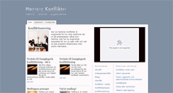 Desktop Screenshot of hanterakonflikter.se